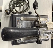 Vintage 1949 FRANKLIN SIGNET EMBOSSING HOT FOIL STAMP MACHINE UNTESTED