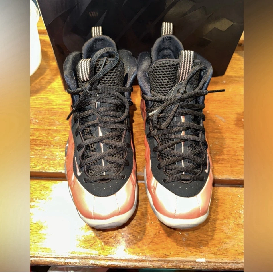 Nike Air Foamposite One GS Elemental Rosa Negro 644791-601 Talla 4Y Foto 2 de 4