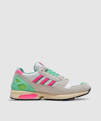 Adidas Zx 8000 Made in Germany Sneaker Off White, Lucid Pink & Semi Court Green