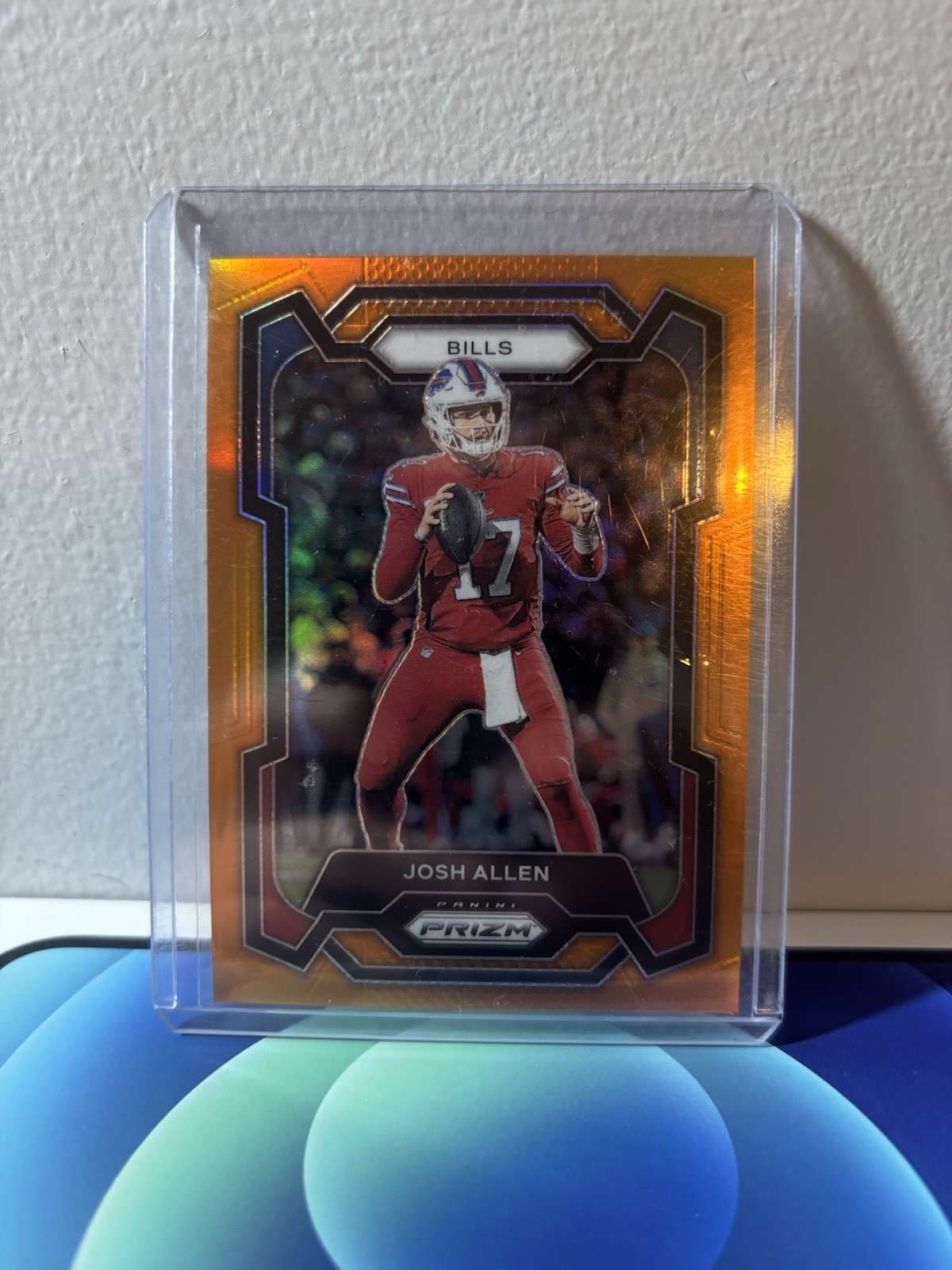 2023 Panini Prizm Josh Allen #32 Orange Prizm /249 Buffalo Bills Football