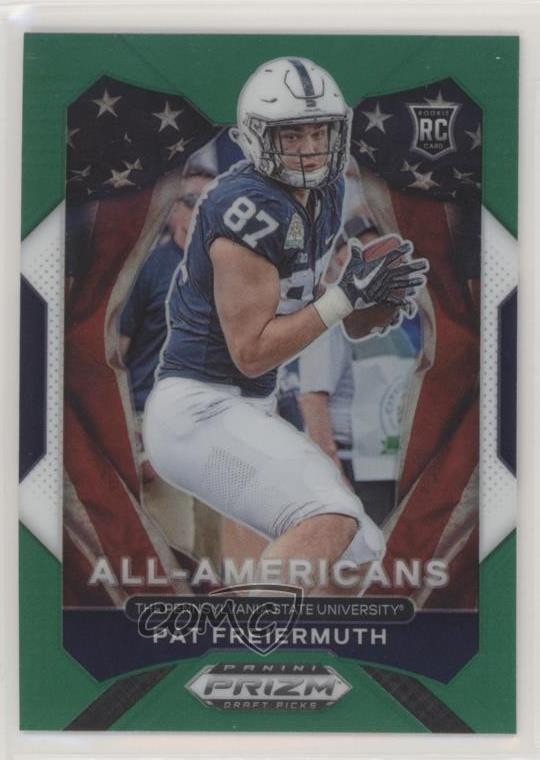 2021 Panini Prizm Draft Picks All-American Green Prizm Pat Freiermuth #184 2l4