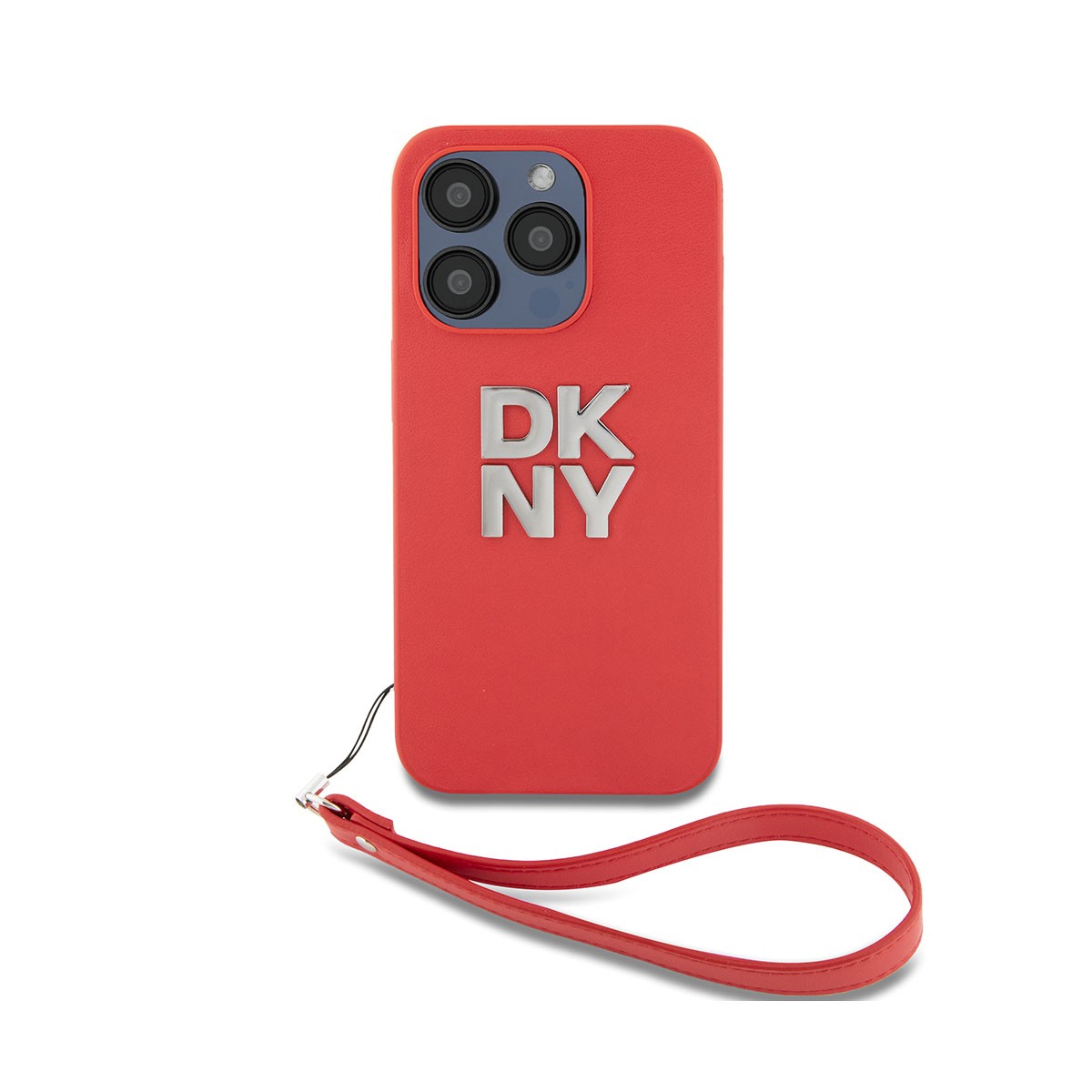Coque iPhone 14 Pro DKNY chic avec passant main pour vos sorties