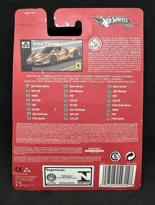 Hot Wheels Ferrari Racer ENZO FERRARI GOLD w/sticker. RARE 1st