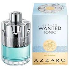 For Male's Azzaro Wanted Tonic by Azzaro Eau De Toilette Spray 3.4 oz Colognes