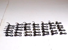 BIG LOT OF (35) HO SCALE METAL KNUCKLE COUPLERS ALL WITH HOOKS + SPRINGS