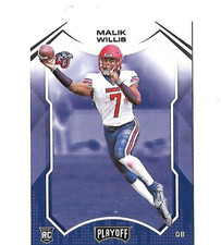 MALIK WILLIS 2022 PLAYOFF CHRONICLES DRAFT PICKS ***ROOKIE*** #2  FREE SHIP!!!