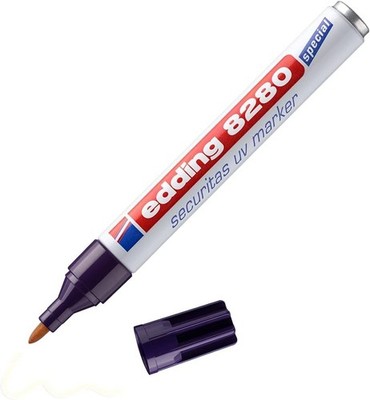 Edding 8280 Security UV Marker Professional Quality Pack of 4