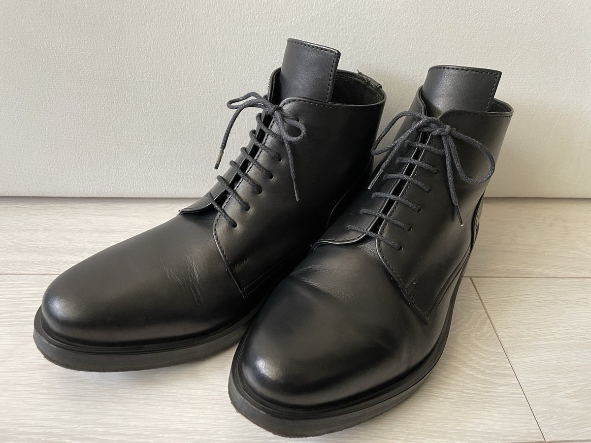 Dirk Bikkembergs Black Leather Lace-Up Boots VINTAGE 90 main image 3