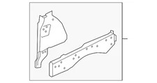 Genuine Nissan Outer Rail G5130-9UFMA