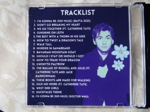 Original CD Inspired By David Tennant Fanmade Music Brand New Independant - Picture 3 of 5