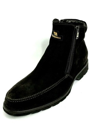 Giampiero Nicola Men's Italian Made Suede Fur Lining Boots US.8 EU.41  UK.7.5 | eBay