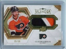  2019-20 Upper Deck Splendor #SP-CG Claude Giroux PATCH 3Colors 35/36