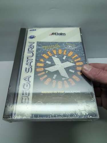 Revolution X Sega Saturn Acclaim BRAND NEW FACTORY SEALED EXCELLENT LOOK! - Picture 2 of 13