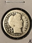 1916-S Barber Dime