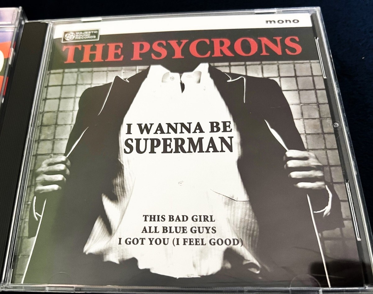 2 CDs THE PSYCRONS I Wanna Be Superman & 19 Hours Package JAPAN