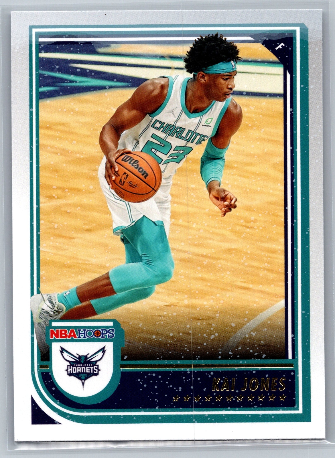 2022-23 Hoops Winter #88 Kai Jones Charlotte Hornets