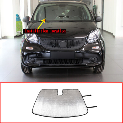 For Smart Fortwo 2009-2021 Front Windshield Sunshield UV Protection Cover