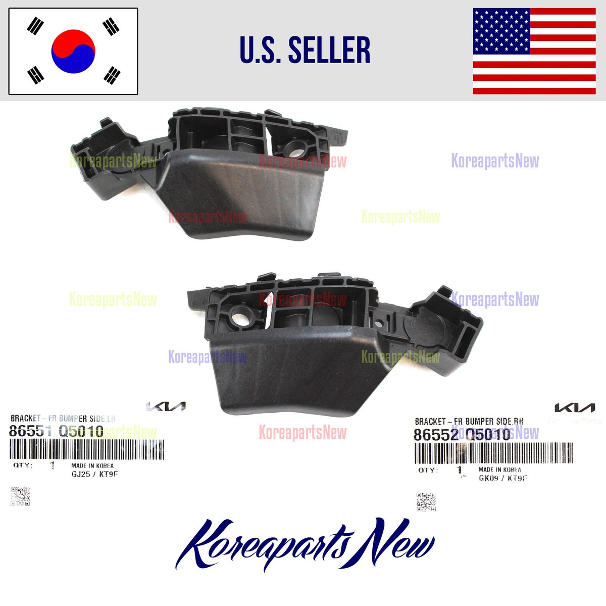 FOR KIA PICANTO 17-21 NEW FRONT BUMPER UPPER BRACKET HOLDER LEFT N/S