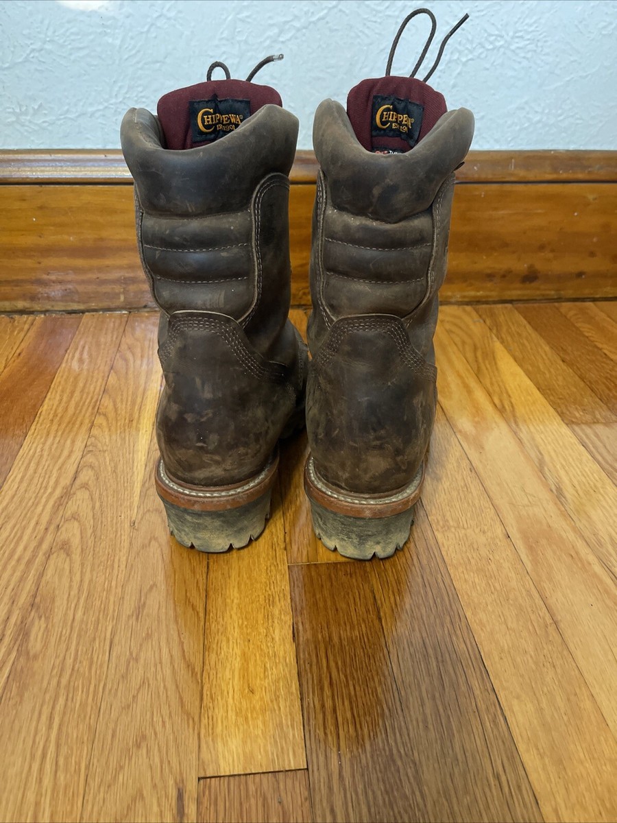Chippewa Super Logger Style 25405 Size 9.5Width E Steel Toe Work