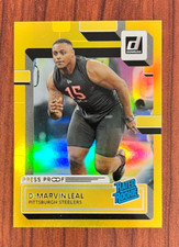 2022 Donruss DeMARVIN LEAL Rated Rookie Gold Holo Foil Press Proof #388 RC
