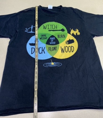 Monty Python Witch Duck Wood Large 20x27 *Preowned * blemish Venn Diagram Pics - Picture 8 of 12