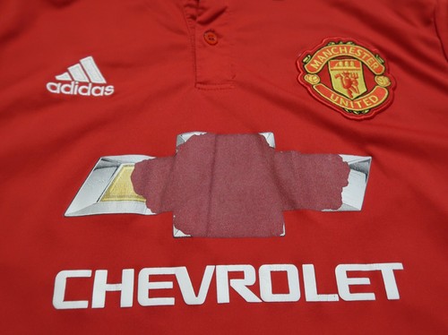 ⚽Adidas Football Shirt Manchester United Ibrahimovic Soccer Jersey, Men`s Size L - Picture 6 of 19