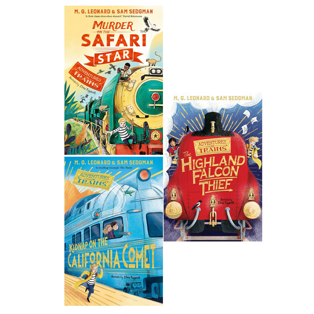 Macmillan Children's Books Boys Adventures On Trains 3 Books Collection Set By M.g. Leonard & Sam Sedgman - Paperback - Ages 9-14 - Illustrated Mystery Adventure Series - Image 2