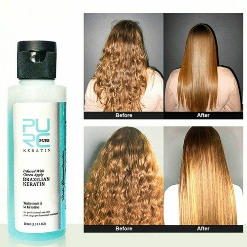 Natural Tratamiento De Keratina Para Alisar Y Reparar El Pelo Crema Para  Cabello | eBay
