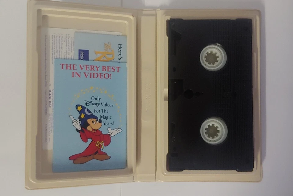 Walt Disney The Rescuers Down Under VHS 1142 Tape Black Diamond 1991 Clamshell - Image 3 of 4