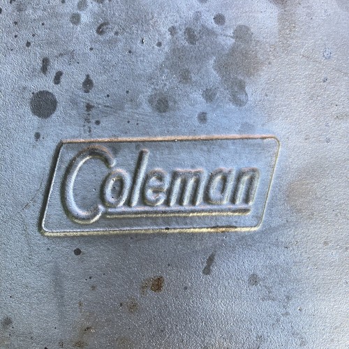 COLEMAN ALUMINUM 2 BURNER SUITCASE STOVE GRIDDLE *VINTAGE* - Picture 15 of 19