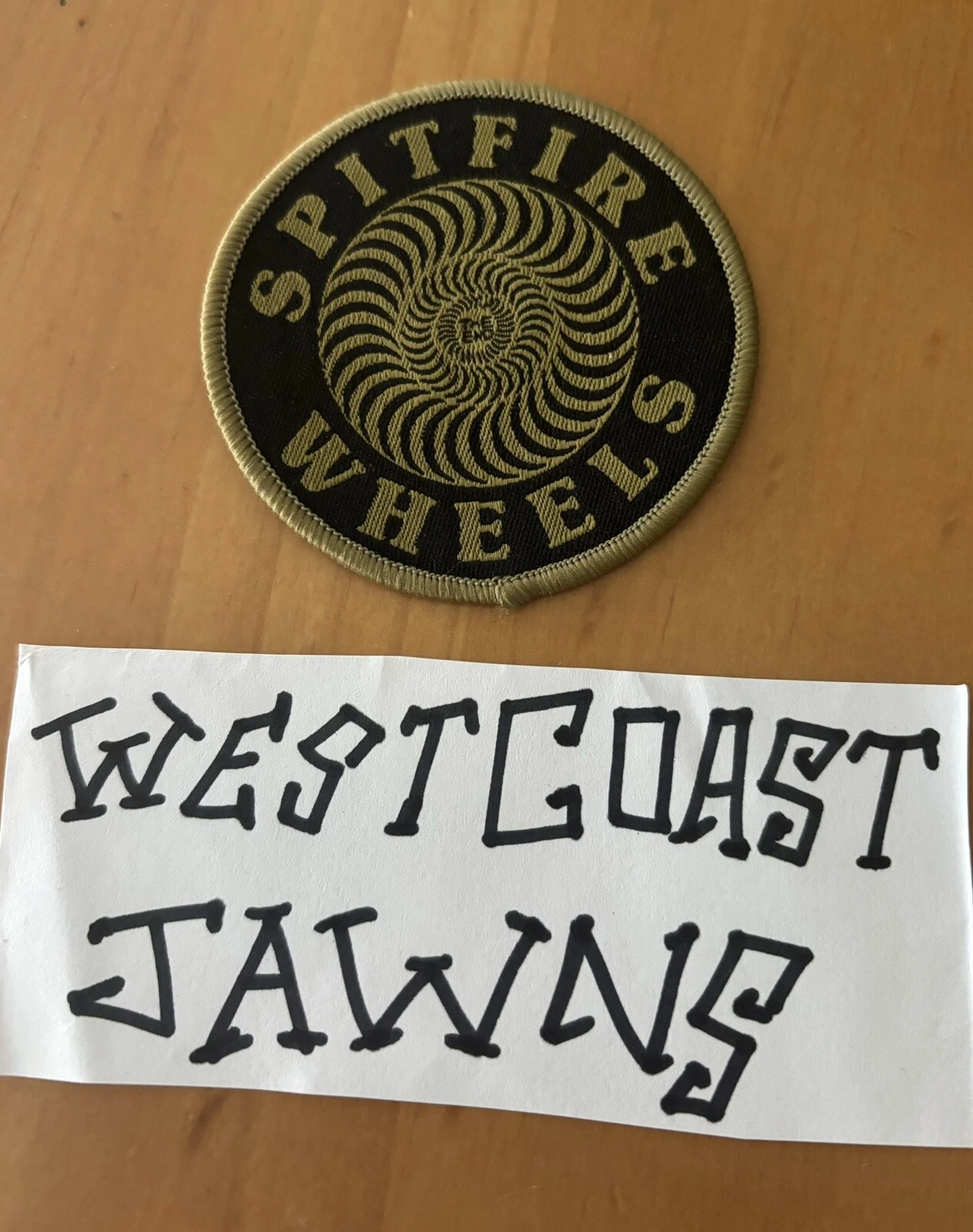Spitfire Classic 87 Swirl Patch Olive Supreme Rare Neuf