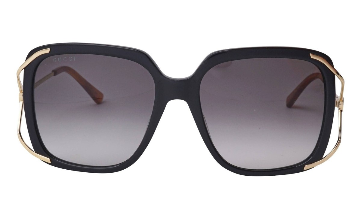 Gucci Sunglasses Gg0647s 001 Black Gray Authentic for sale 