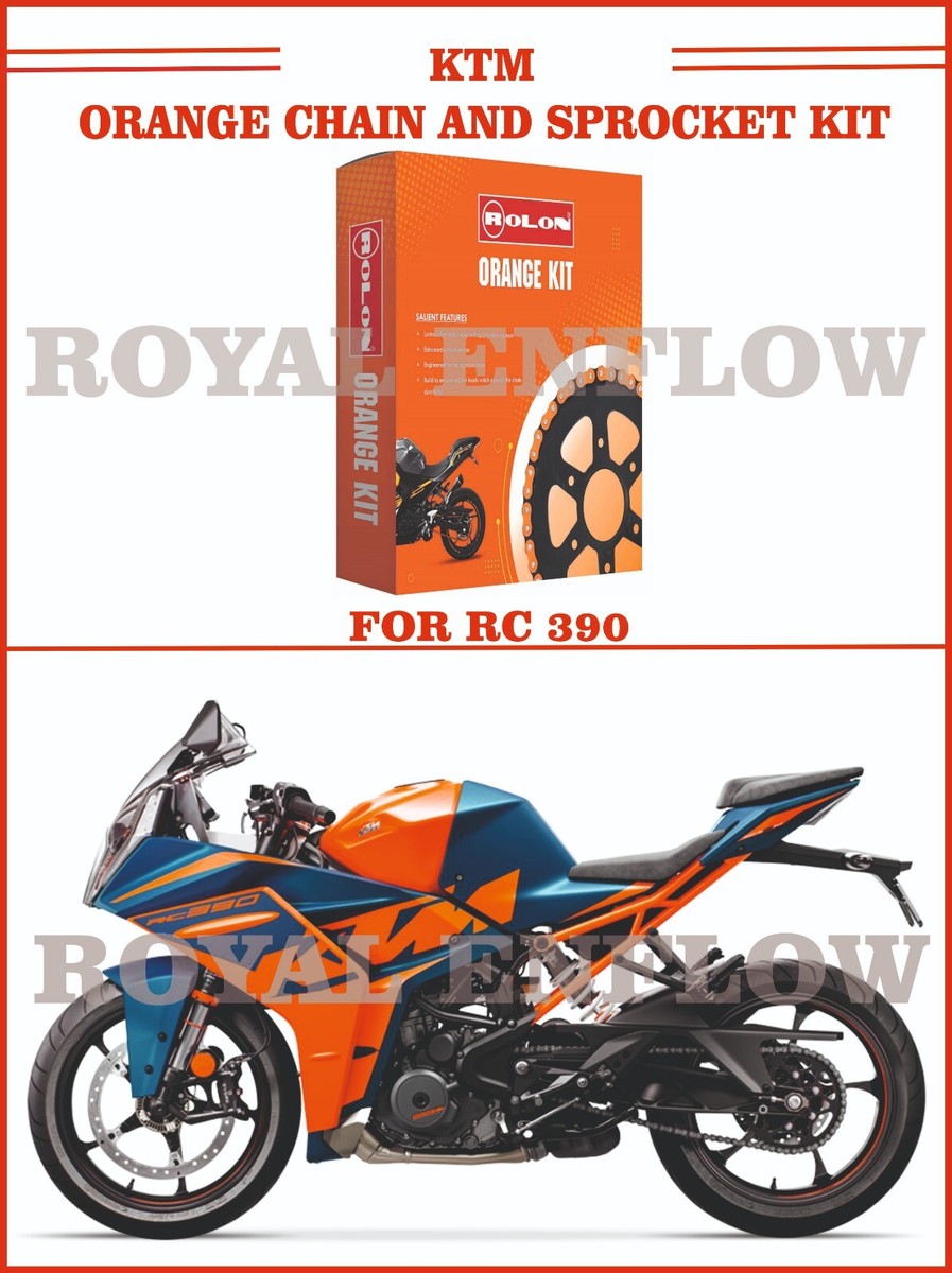 KTM Orange Chain Sprocket Kit for RC 390