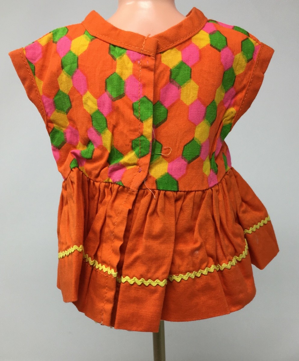 ハンドメイド着せ替え人形　オレンジロングヘア ハンドメイド着せ替え人形 オレンジロングヘア Vintage Orange