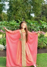 Khaleegy Belly Dance Dress for 7-9 years old girl, Oriental dance outfit/costume