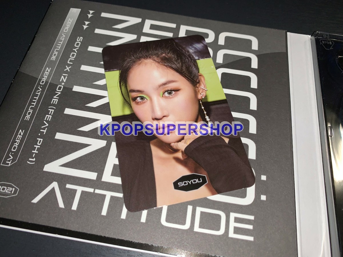 K-POP・アジア IZ*ONE PEPSI ZERO:ATTITUDE CD IZ ONE SoYou PH-1 Pepsi Zero Attitude CD Photocard Great Condition