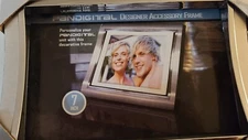 Pandigital Digital Photo Frame Fits 7 inch Screen Silver Metal Lacquer NIB