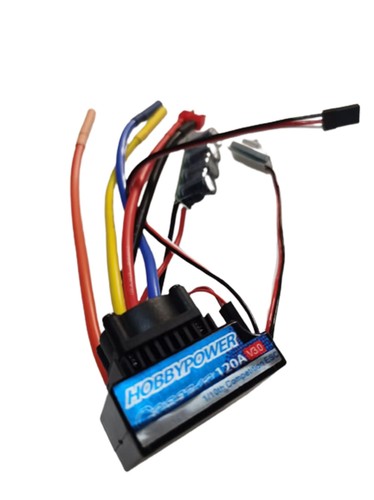 HP Enhanced 120A Brushless ESC Sensored Speed Controller V3.0 For 1:10 RC Car - Picture 4 of 7