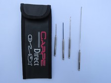 Pêche carpe : trousse de 4 aiguilles à bouillettes