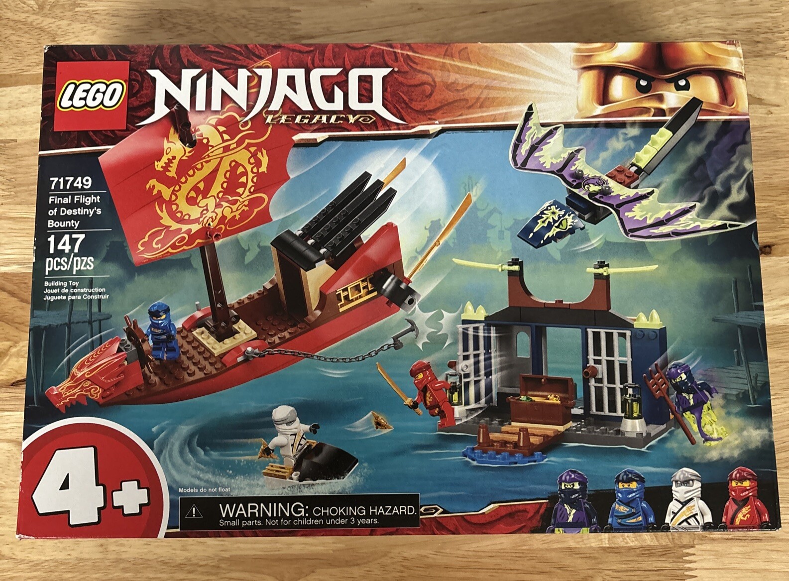 Lego Ninjago Final Flight Of Destiny's Bounty 71749 Final Flight of Destiny's Bounty Ninjago Lego Play Set USA Seller