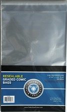 500 New CSP Graded Comic Book Resealable Bags 9x14 Acid Free Bags For CGC CBCS