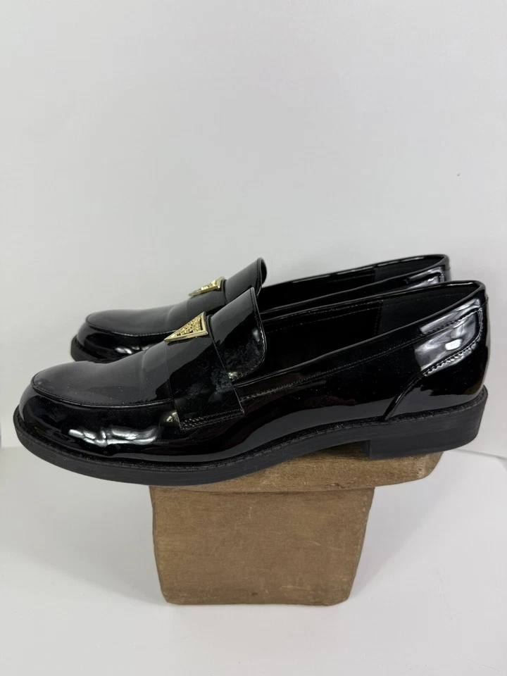 Женские мокасины GUESS размер 9,5 черные массивные каблуки - Изображение 4 из 4