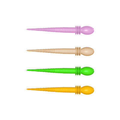 Fresh Lures Kasper 2.4'' Area Trout Tadpole Soft Bait - Monocolor UV Glow Cheese