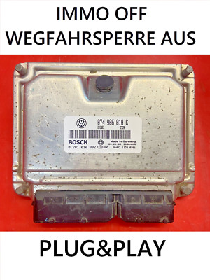 IMMO OFF / Plug&Play ECU VW T4 TDI 2,5 ACV 0281010082 - 074906018C /FastCourier