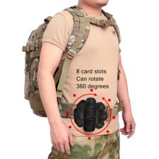 Flashlight Pouch 360° Rotary LED Torch Holster Case flashlight Belt Bags Outdoor