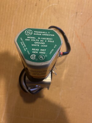 GE General Electric 9L15ECB001 Tranquell Surge Arrester 650V AC 2 Pole NIB