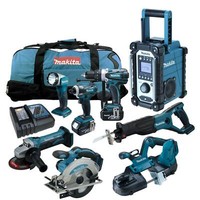 Makita DPB181 Rfe BandsäGe 18V Combo Kit Werkzeug Set Inkl. DHP458 DSS610 +++