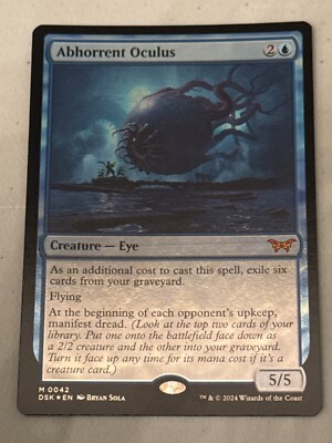 FOIL Abhorrent Oculus #0042 MTG Duskmourn Mythic NM English | eBay