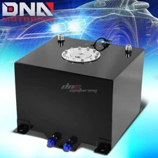 8 GALLON/30.5L BLACK ALUMINUM RACING/DRIFT FUEL/GAS CELL TANK+CAP+LEVEL SENDER