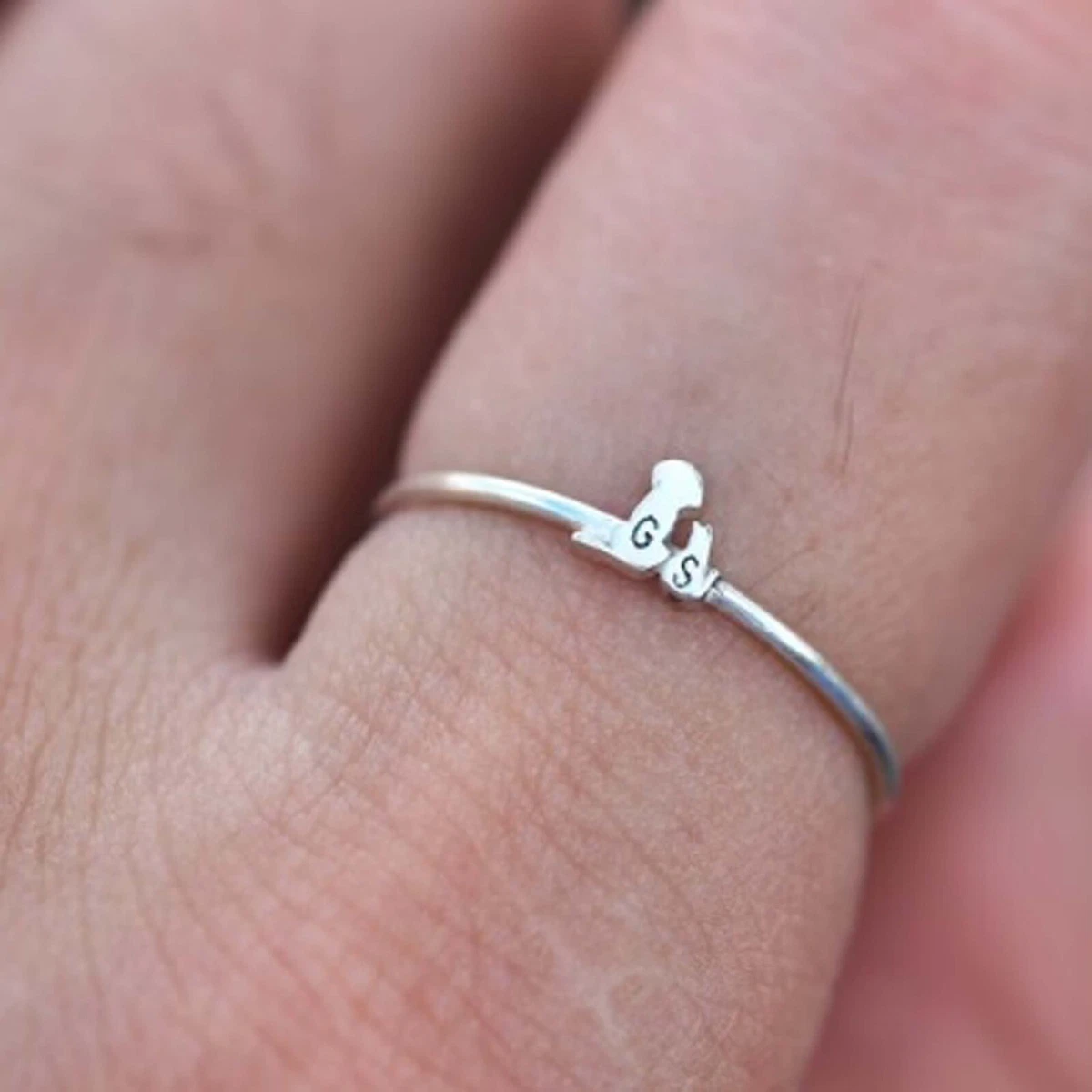 Personalized cat clearance ring